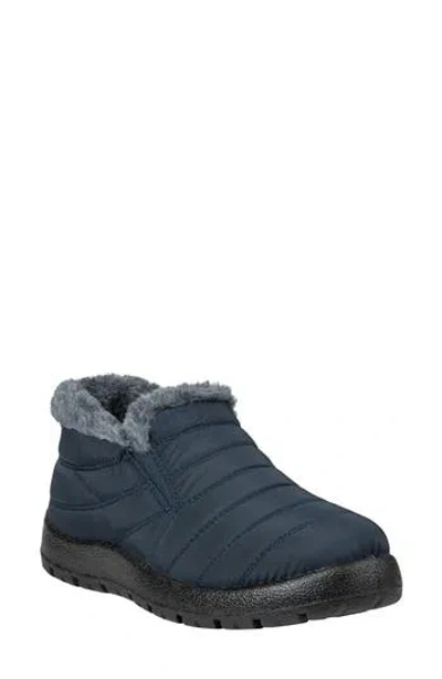 Good Choice New York Oban Quilted Water Resistant Bootie In Navy