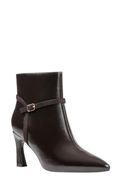 Good Choice New York Ozzie Faux Leather Ankle Bootie In Brown