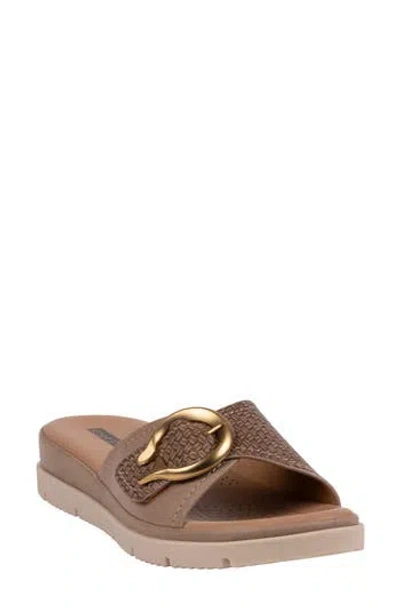 Good Choice New York Raine Slide Sandal In Brown