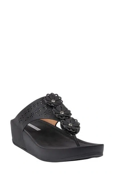 Good Choice New York Rana Wedge Sandal In Black