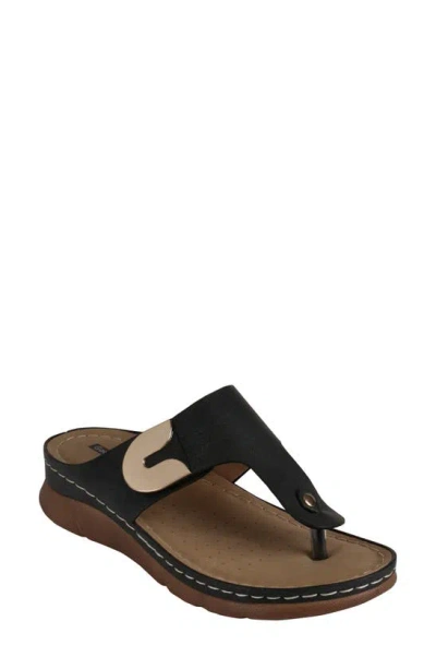 Good Choice New York Sam Hardware Sandal In Black