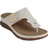 Good Choice New York Sam Hardware Sandal In White