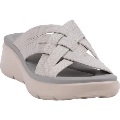 Good Choice New York Sellena Slide Sandal In Gray