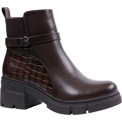 Good Choice New York Troy Lug Sole Boot In Brown