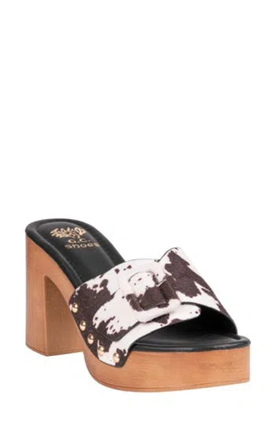 Good Choice New York York Buckle Platform Mule In Multi