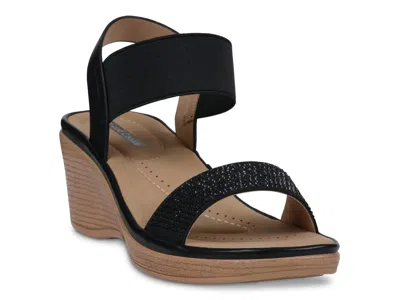 Good Choice Nia Wedge Sandal In Black