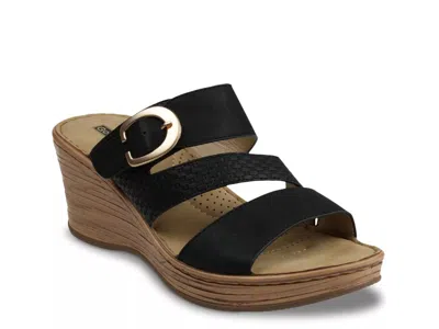 Good Choice Odalis Wedge Sandal In Black