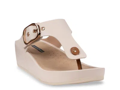 Good Choice Rhodes Wedge Sandal In Animal Print