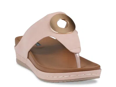 Good Choice Seli Wedge Sandal In Pink