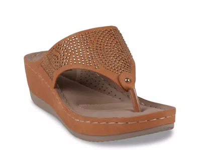 Good Choice Wagner Wedge Sandal In Orange