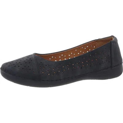 Good Choice Womens Perforated Manmade Ballet Flats