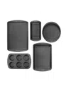 Good Cook Everyday Nonstick Steel 5 Piece Bakeware Set In Gray