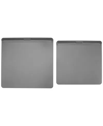Good Cook Goodcook Airperfect Nonstick Air Insulated 2-pc. Cookie Sheet Set In Dark Grey