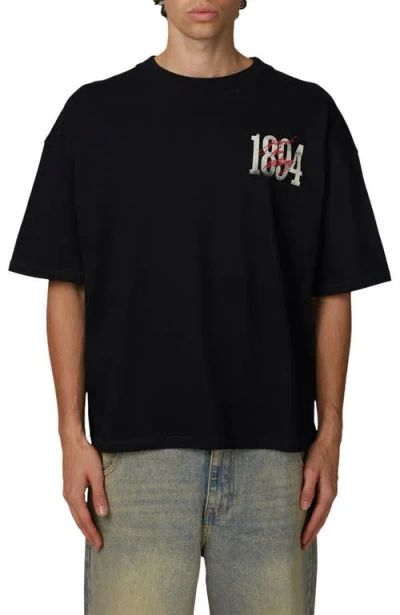 Good For Nothing Boxy-fit Soaring T-shirt In Black