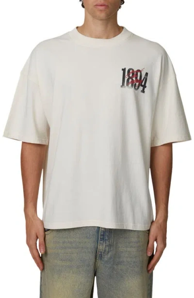 Good For Nothing Boxy-fit Soaring T-shirt In White
