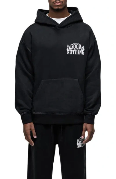 Good For Nothing Dakota Relaxed Hoodie In Black