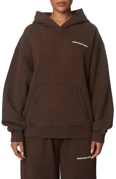 Good For Nothing Essentials Pullover Hoodie In Brown
