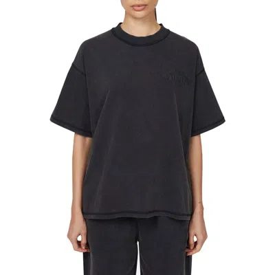 Good For Nothing Float Washed  Relaxed T-shirt In Black