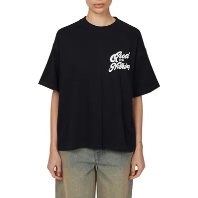 Good For Nothing Funk Oversized  T-shirt In Black