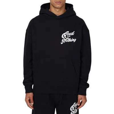 Good For Nothing Funk Relaxed  Hoodie In Black