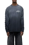 Good For Nothing Liberty Relaxed Long-sleeve Printed T-shirt In Black