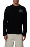 Good For Nothing Long Sleeve Icarus T-shirt In Black
