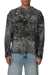 Good For Nothing Long Sleeve Icarus T-shirt In Gray