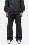Good For Nothing Nevada Black Paint Baggy Jogger In Black