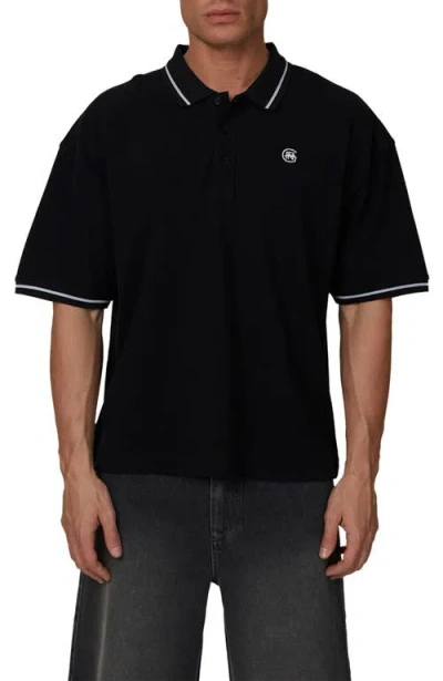 Good For Nothing Oversized Polo In Black
