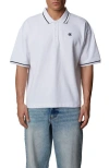 Good For Nothing Oversized Polo In White