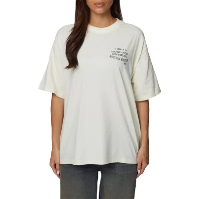 Good For Nothing Oversized Stamp T-shirt In White