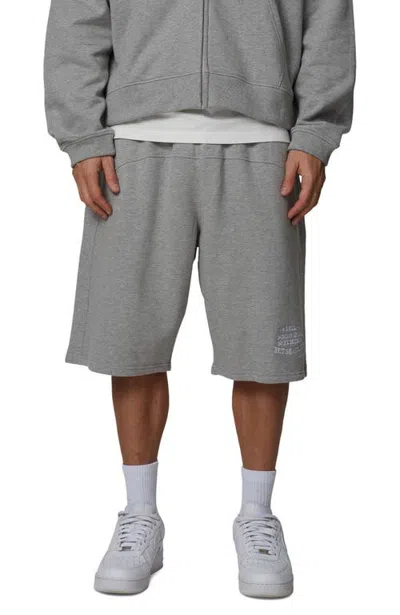 Good For Nothing Oversized Wide Leg Icarus Shorts In Grey