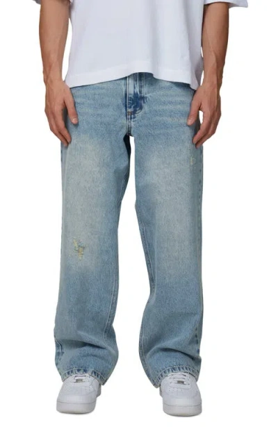 Good For Nothing Straight Leg Baggy Jeans In Blue