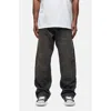 Good For Nothing Traipes Blue Washed Baggy Denim Jeans In Gray