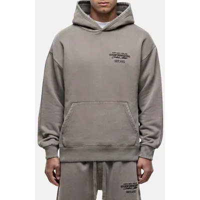 Good For Nothing Vintage Washed Taupe Atelier Hoodie In Gray