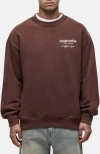 Good For Nothing Washed Rust Cult Sweathsirt In Brown