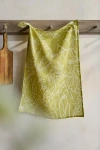 Good For The Bees Botanical Linework Dish Towel In Multicolor