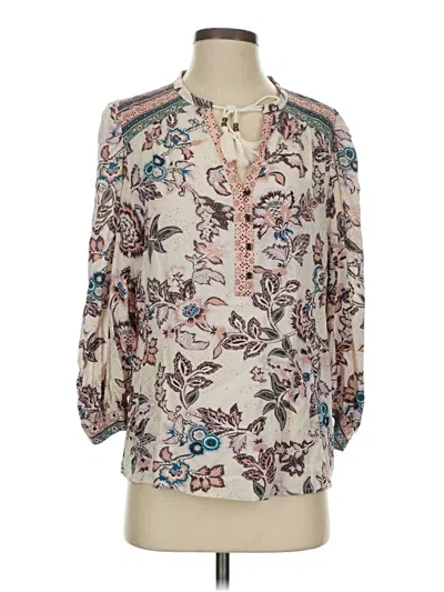 Pre-owned Good Hart 3/4 Sleeve Blouse In Ivory