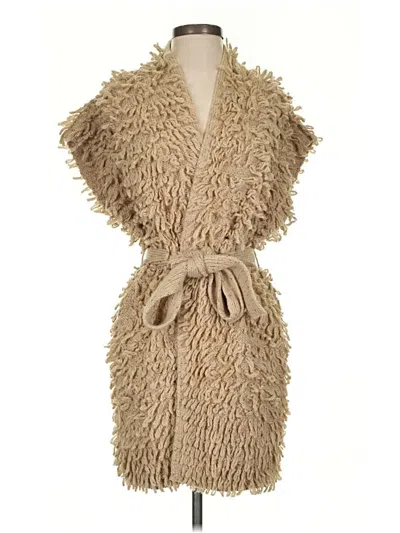 Pre-owned Good Hart Cardigan Sweater In Tan