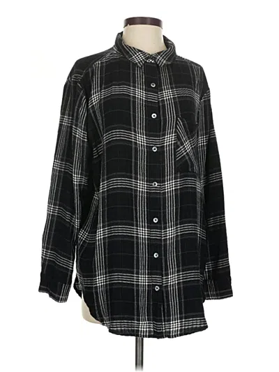 Pre-owned Good Hart Long Sleeve Button Down Shirt In Black