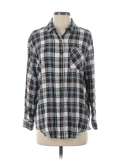 Pre-owned Good Hart Long Sleeve Button Down Shirt In Blue