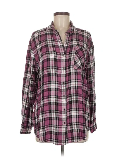 Pre-owned Good Hart Long Sleeve Button Down Shirt In Pink