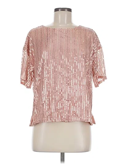 Pre-owned Good Hart Short Sleeve Blouse In Pink