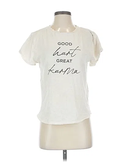 Pre-owned Good Hart Short Sleeve T-shirt In White