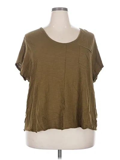 Pre-owned Good Hart Short Sleeve T-shirt In Brown