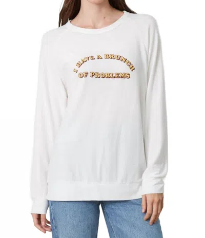 Good Hyouman Dave Top In I Have A Brunch Of Problems In White