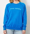 Good Hyouman Dog Mama Sweatshirt In Blue In Blue