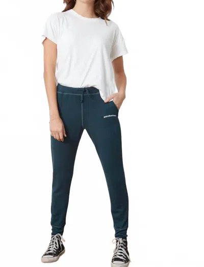 Good Hyouman Holidaying The Gigi Jogger Pants In Dark Teal In Blue