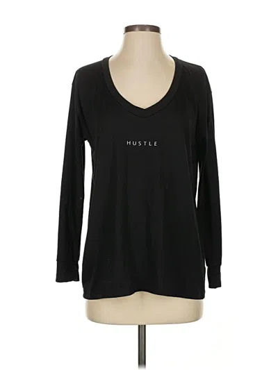 Pre-owned Good Hyouman Long Sleeve T-shirt In Black