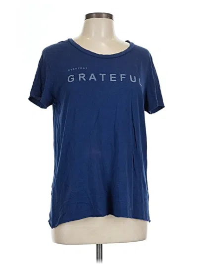 Pre-owned Good Hyouman Short Sleeve T-shirt In Blue